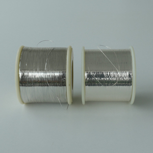 170 gramos de hilo plano tipo M hilo metálico doble plata pura
