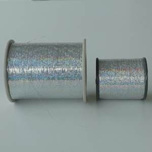 300 gramos de hilo plano tipo M hilo metálico holográfico plateado